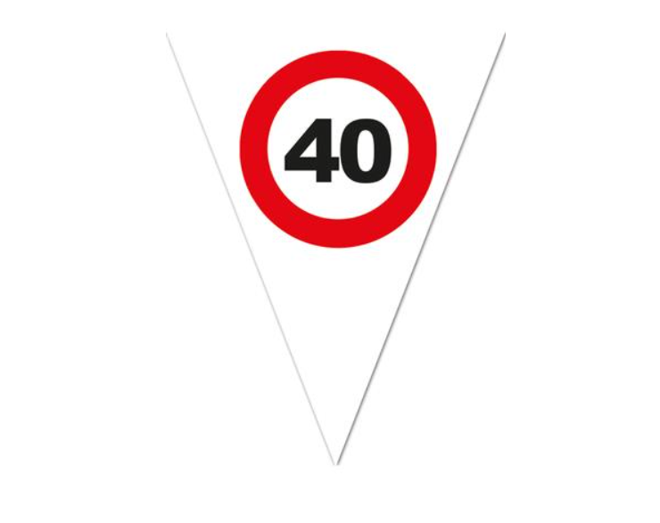 Fanions d'anniversaires 40 ans