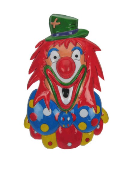 Décoration de clown 47x23 cm