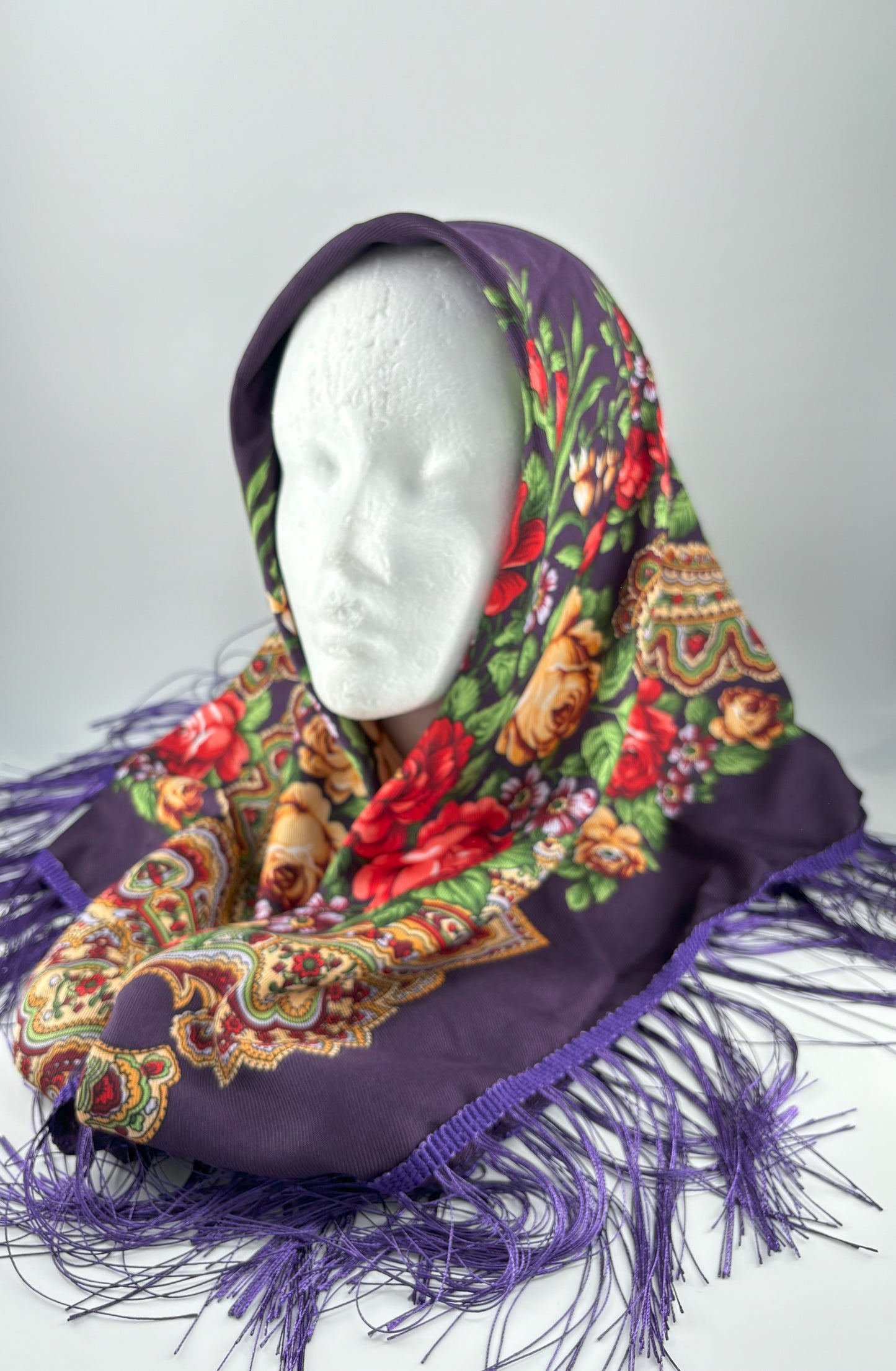 Foulard à franges