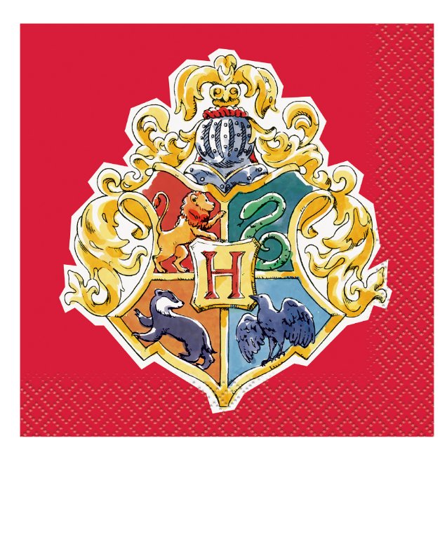 Petites serviettes Harry Potter™ 25 x 25 cm par 16