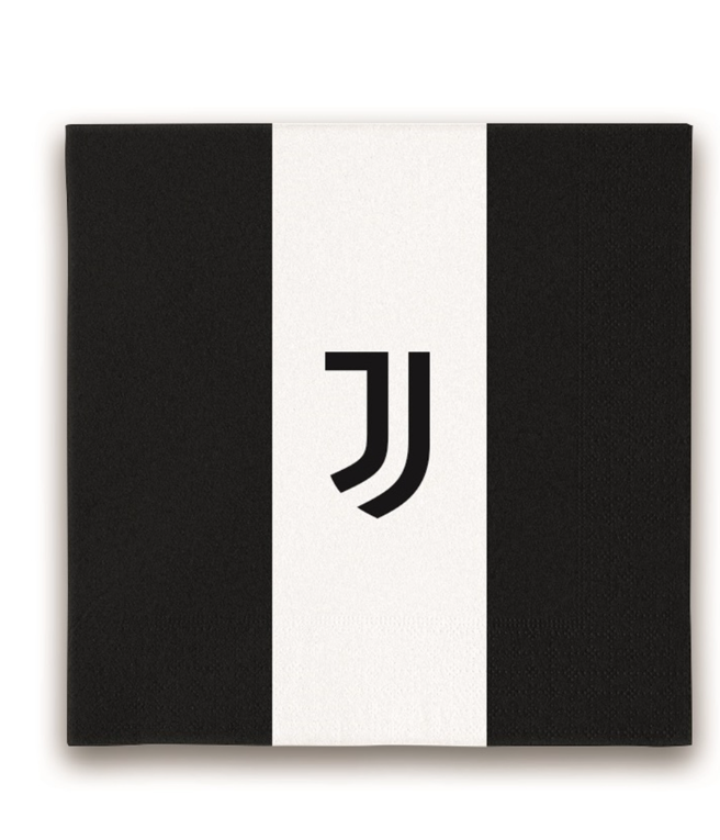 Serviettes en papier Juventus™ 33 x 33 cm