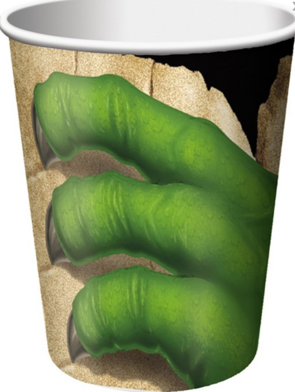 Gobelets en carton Anniversaire Dinosaures 266 ml