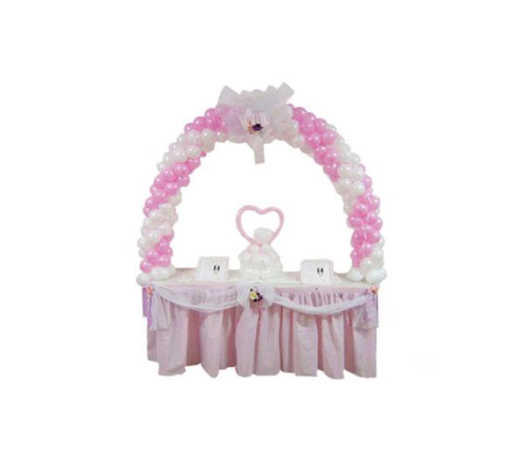 Location arche de ballon pour table