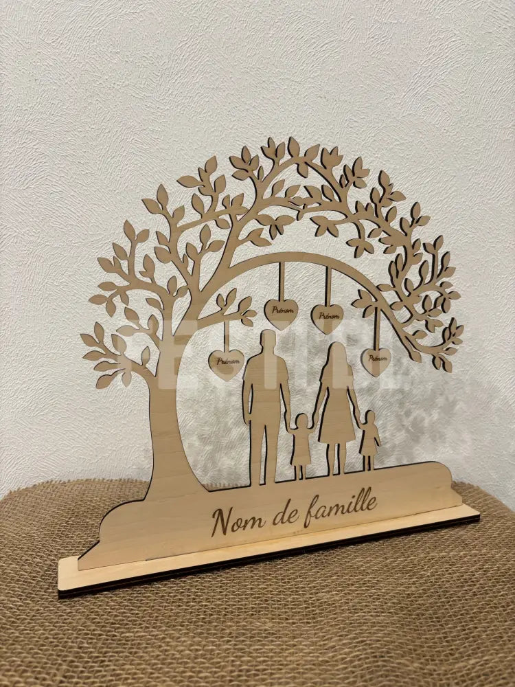 Arbre de vie de famille en bois