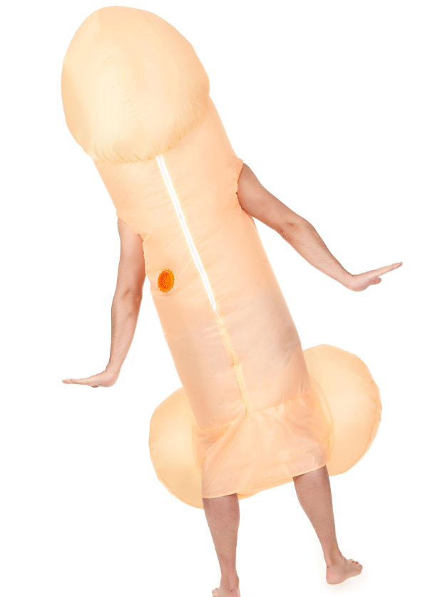 Déguisement zizi gonflable adulte