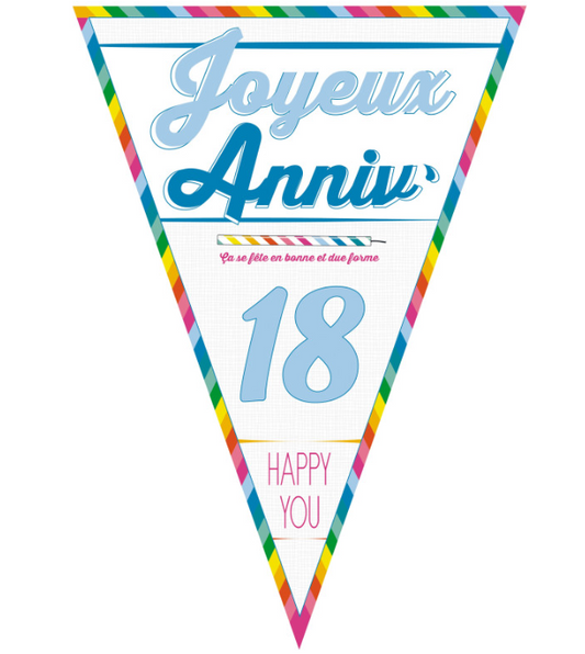 GUIRLANDE 18 ANS 4M