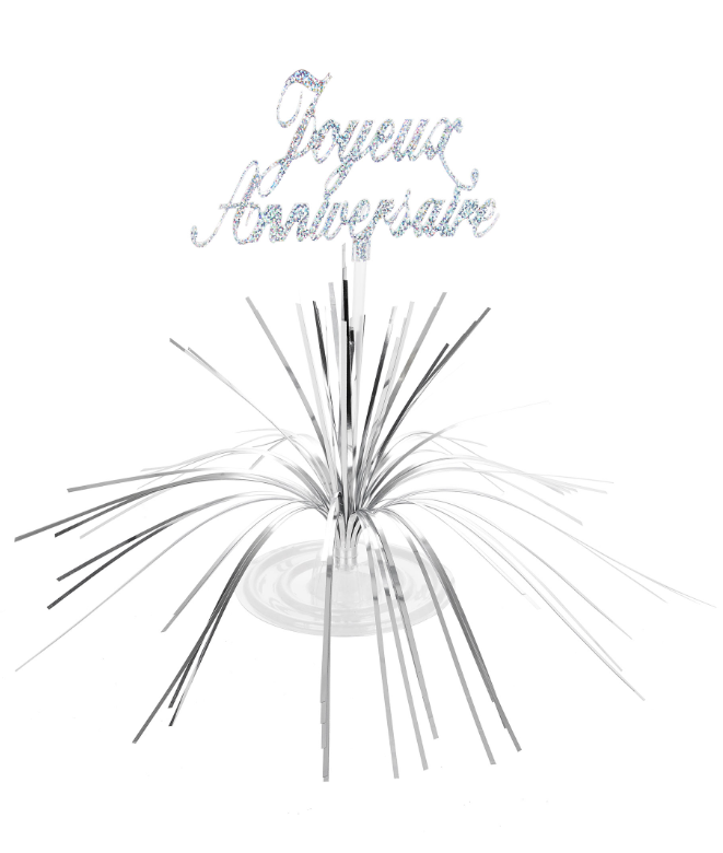 Centre de table Joyeux Anniversaire