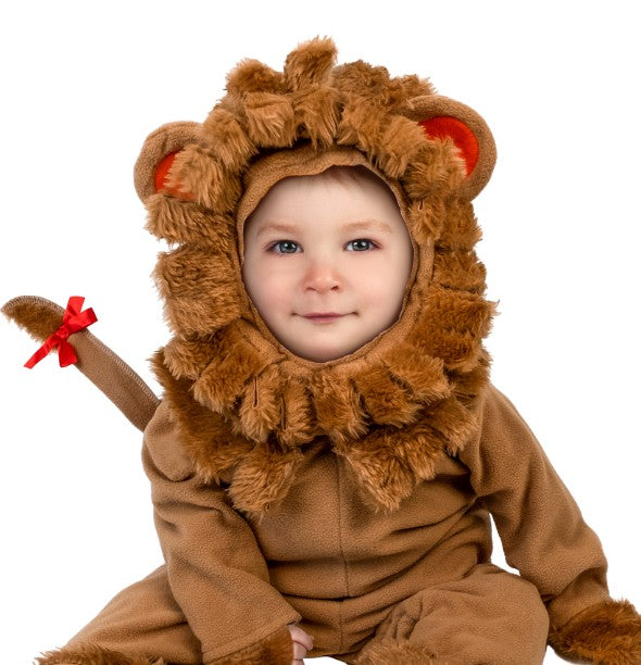 Déguisement de lion luxe pour bébé