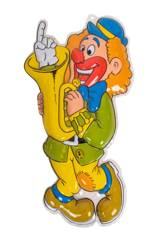 Décoration de clown 60 x 34 cm