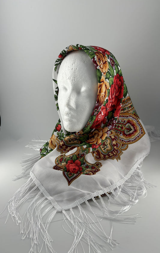 Foulard à franges
