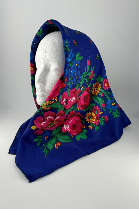 Foulard bleu