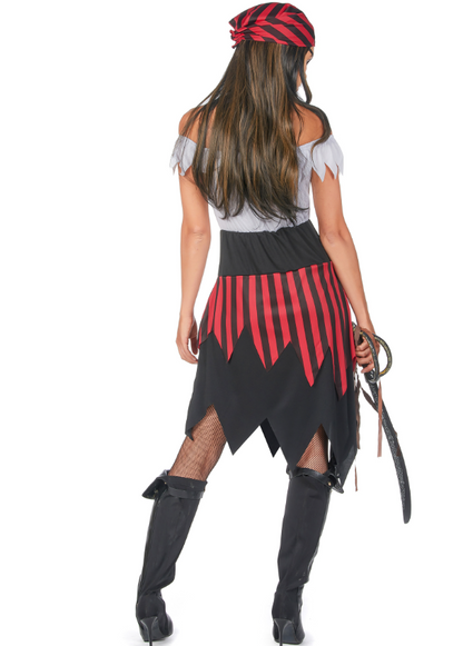 Déguisement pirate dentelé femme