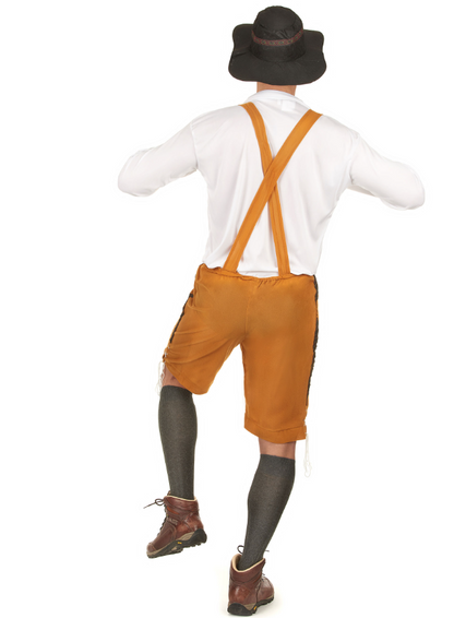 Déguisement bavarois jaune homme