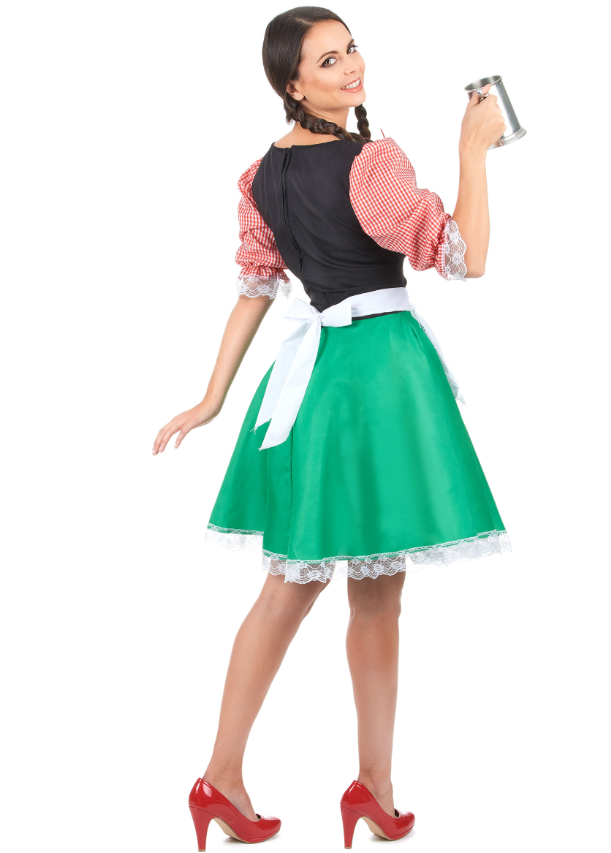 Déguisement bavaroise colorée femme