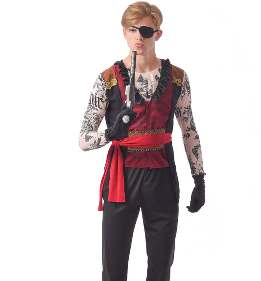Déguisement pirate tatoué homme