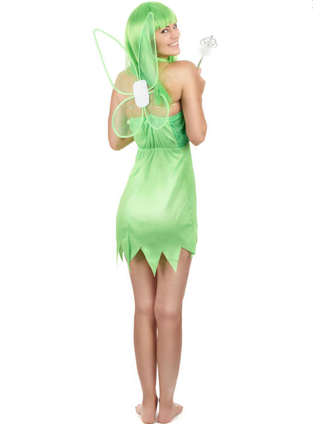 Déguisement fée verte femme