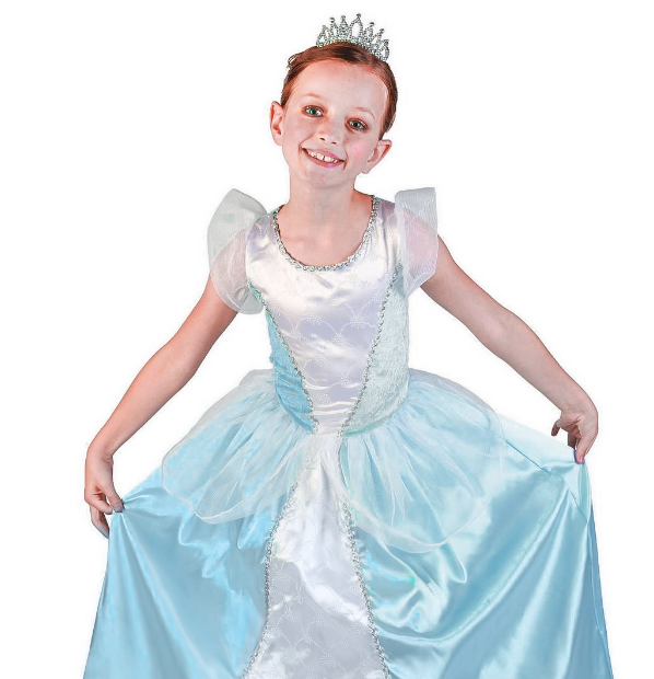 Déguisement princesse bleue fille