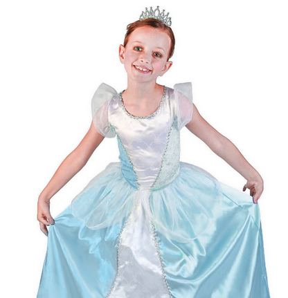 Déguisement princesse bleue fille
