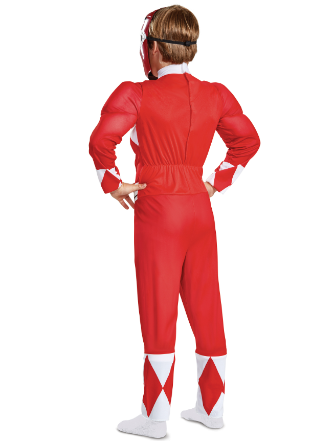 Déguisement Power Rangers™ rouge musclé enfant
