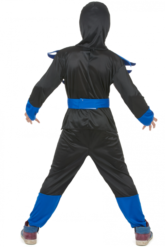 Déguisement ninja bleu garçon