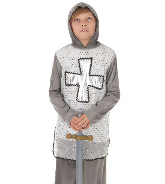 Déguisement chevalier gris garçon