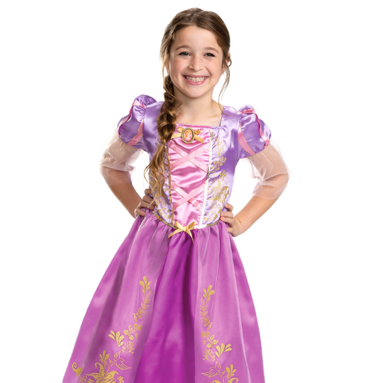 Déguisement Raiponce™ à paillettes fille