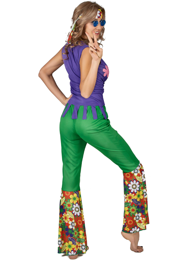 Déguisement Hippie flower power femme