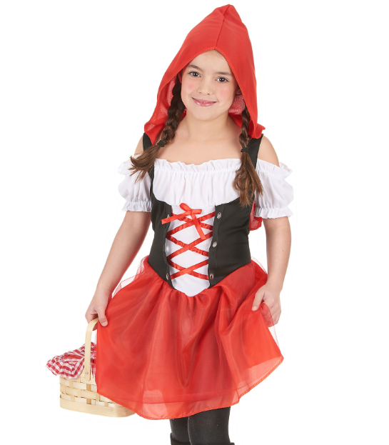 Déguisement chaperon rouge classique fille