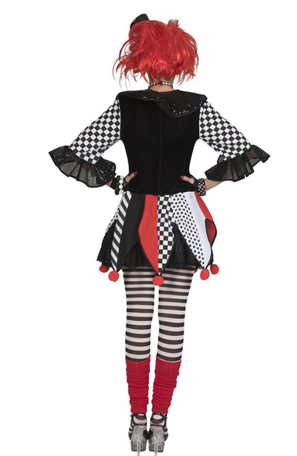 Déguisement femme harlequin