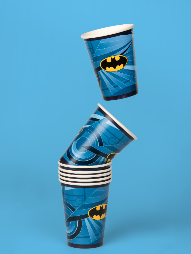 Gobelets en carton FSC® Batman™ 210 ml