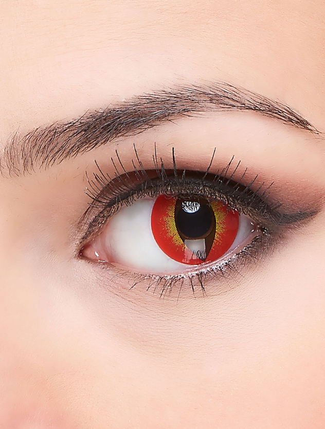 Lentilles fantaisie oeil du mal 1 an adulte