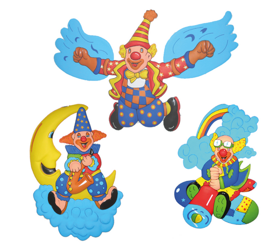 Décorations  clown 80 cm
