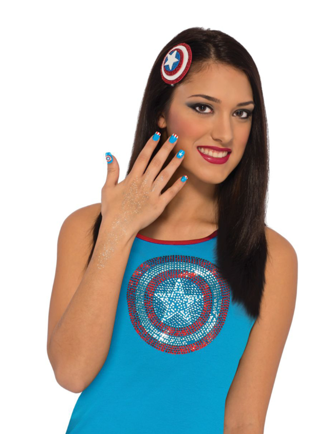 Kit maquillage Captain America™ femme