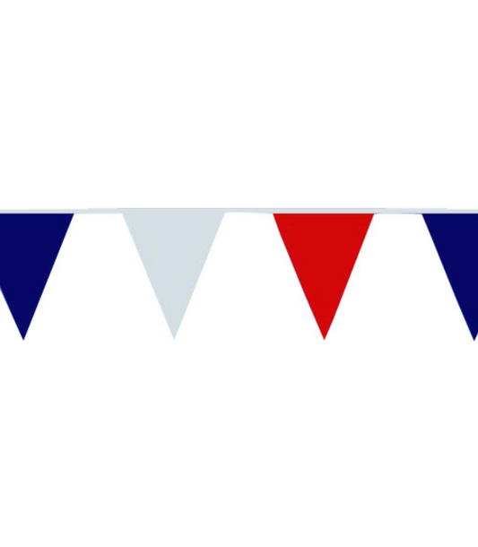 Guirlande de supporter fanions tricolores