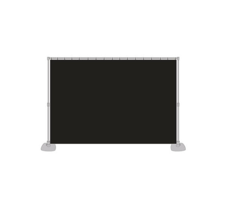 Toile de fond 2 x 3 m noir