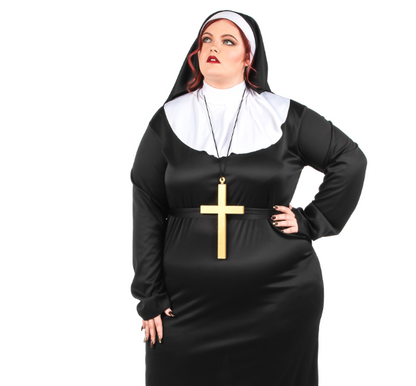 Déguisement grande taille bonne soeur femme