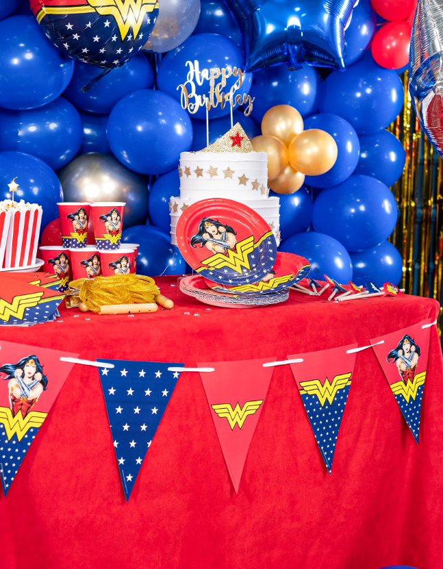 Guirlande à fanions Wonder Woman™ 2m