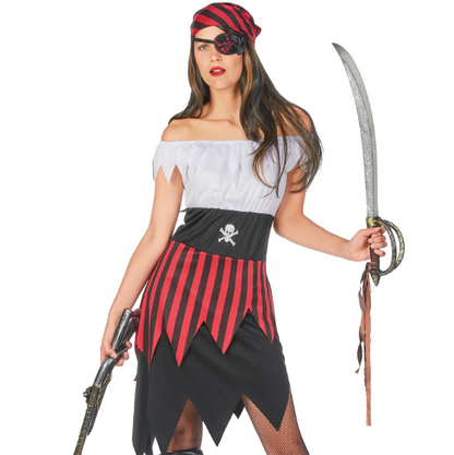 Déguisement pirate dentelé femme