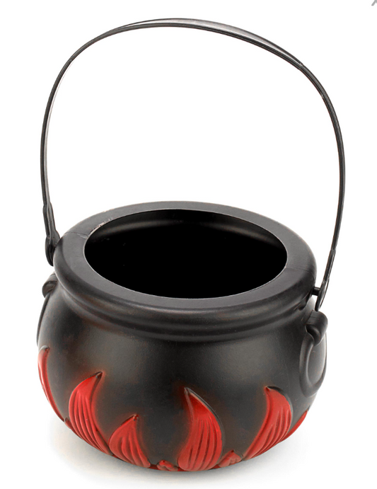 Mini chaudron avec flammes 13 cm