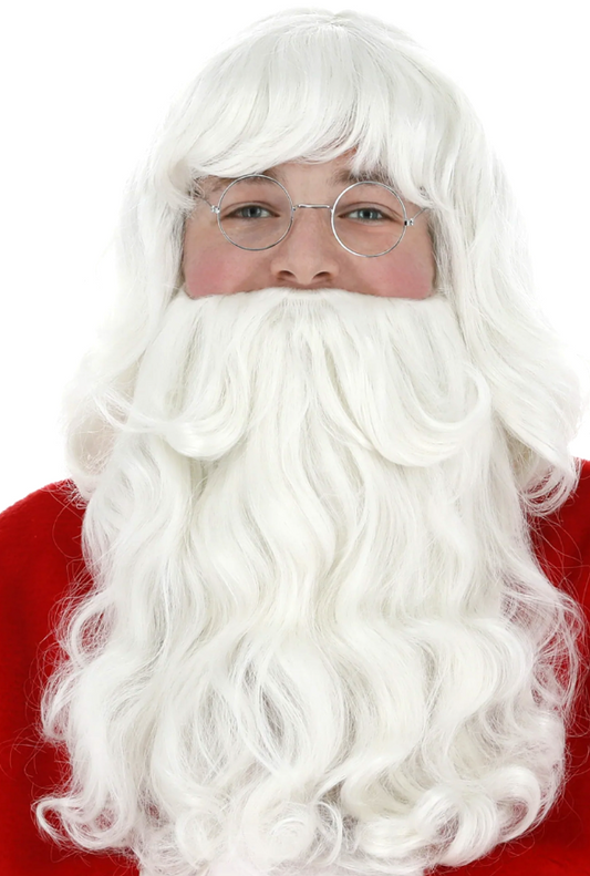 Barbe et perruque Père Noël adulte