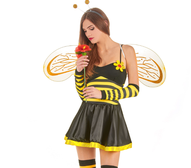 Déguisement abeille femme à fleur