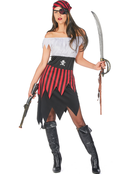 Déguisement pirate dentelé femme