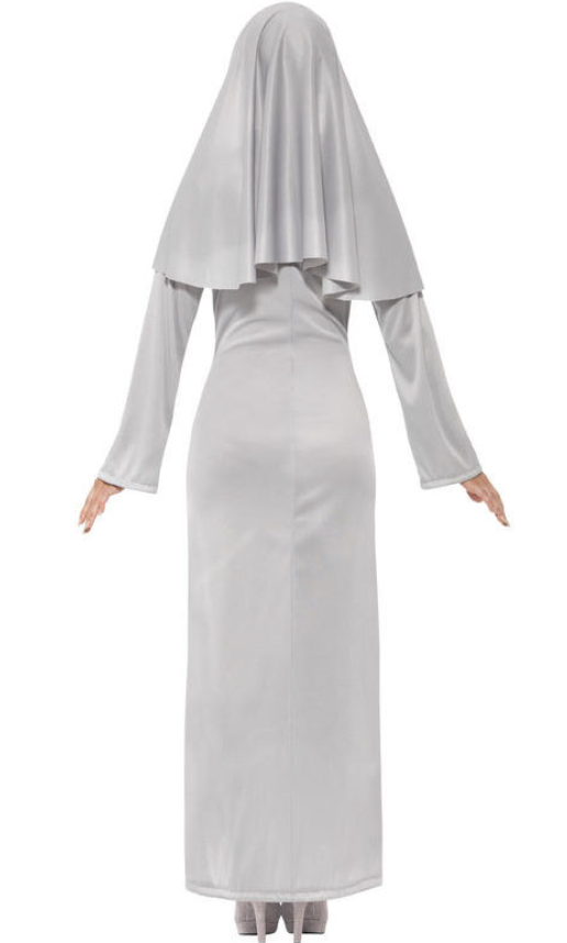 Déguisement fantôme religieuse femme Halloween