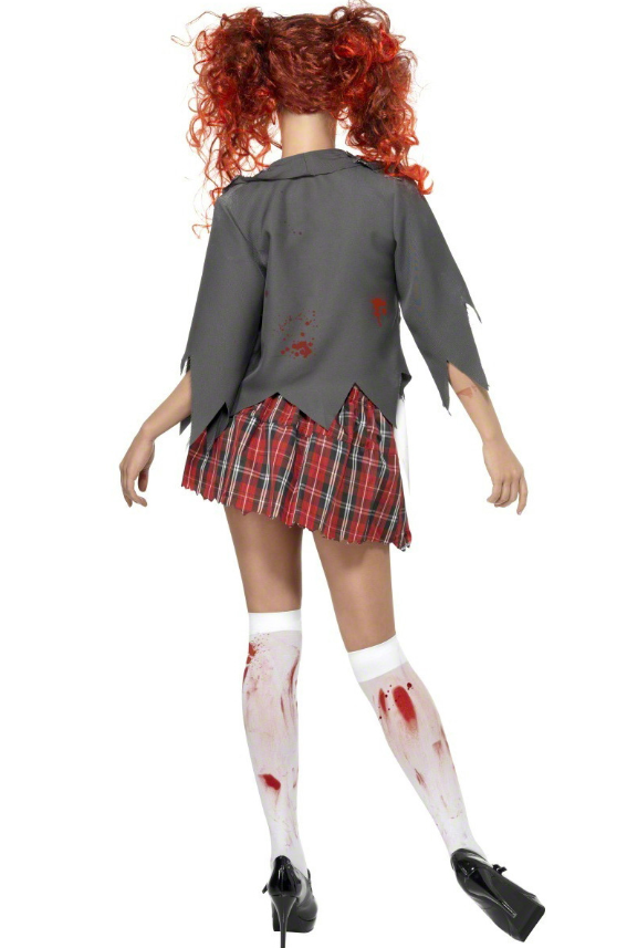 Déguisement écolière zombie Halloween femme