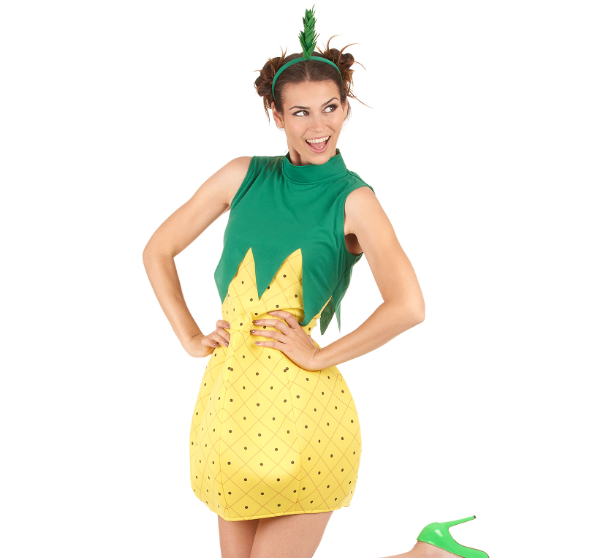 Déguisement d'ananas femme