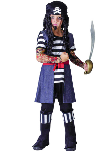 Déguisement pirate tatoué garçon