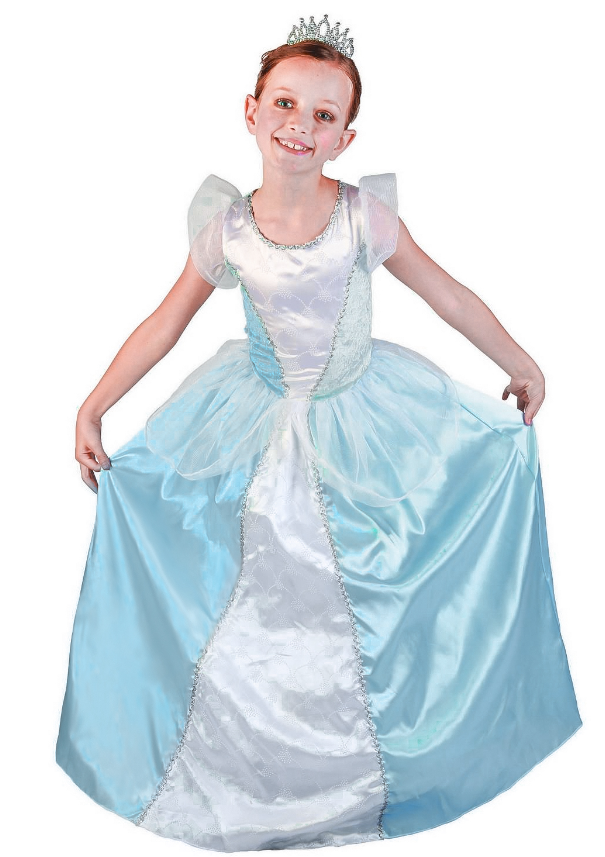 Déguisement princesse bleue fille