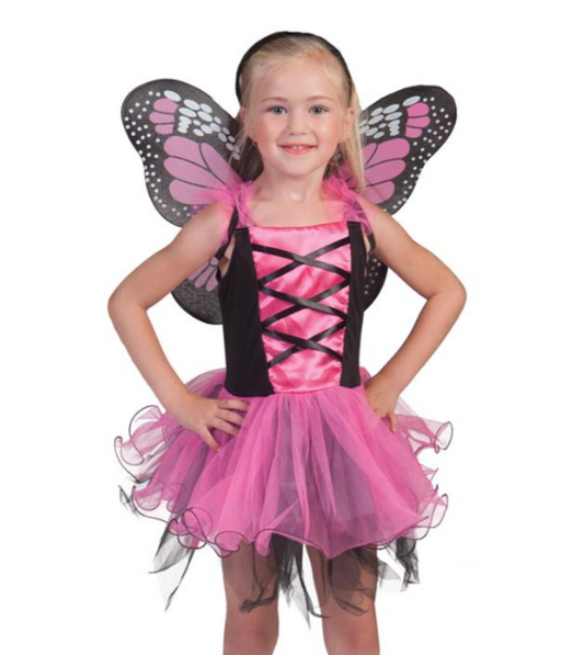 Déguisement papillon rose