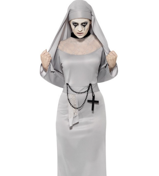 Déguisement fantôme religieuse femme Halloween