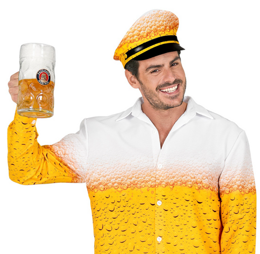 Chemise et chapeau bière adulte